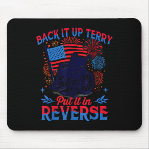 Tapis De Souris 4 juillet Vétérinaire Recule Son Terry Haut Placé