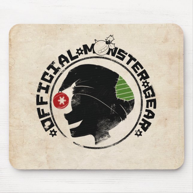 Tapis De Souris 4 petits monstres - logo 2 de vacances de Nigel (Devant)