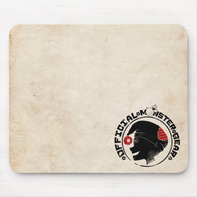 Tapis De Souris 4 petits monstres - logo de vacances de Nigel (Devant)