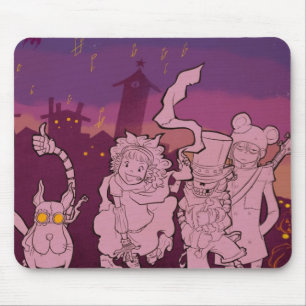 Tapis De Souris 4 petits monstres - musique de nuit