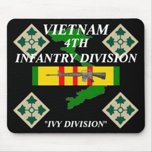 Tapis De Souris 4e infanterie Vietnam Mousepad 2/b