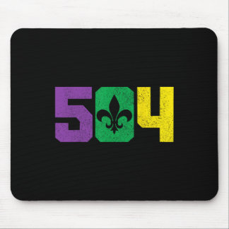 Tapis De Souris 504 Indicatif régional Pride Nola Nouvelle-Orléans