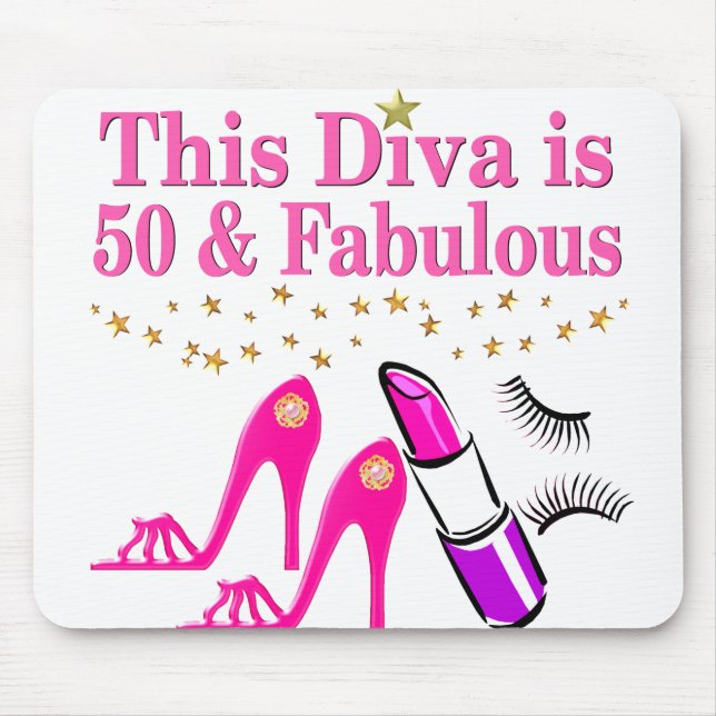 TAPIS DE SOURIS 50 ET DIVA FABULEUX (Devant)