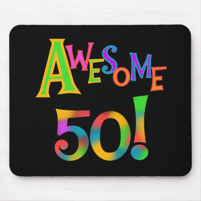 Tapis De Souris 50 T-shirts et cadeaux impressionnants (Devant)