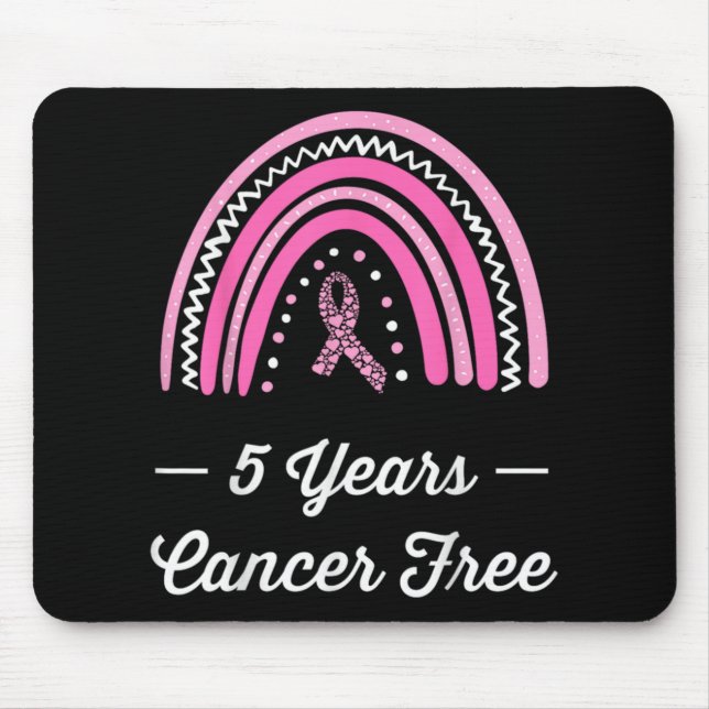 Tapis De Souris 5 Years Breast Cancer Survivor  (Devant)