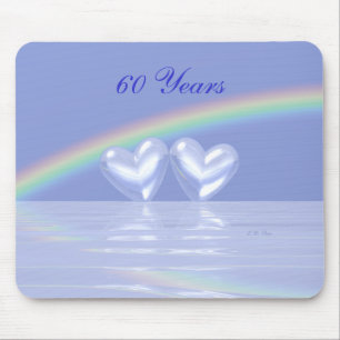 Tapis De Souris 60e Anniversaire Diamond Hearts