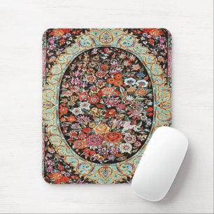 Tapis De Souris 60s Vintage Perse Turc Floral Motif