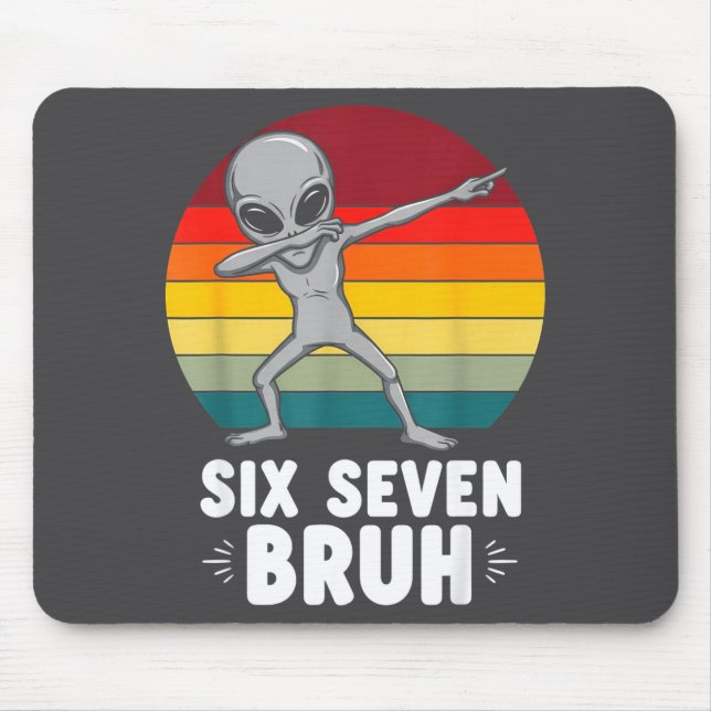 Tapis De Souris 67 Animals Funny 67 Brainrot Youth Kids Alien 67  (Devant)