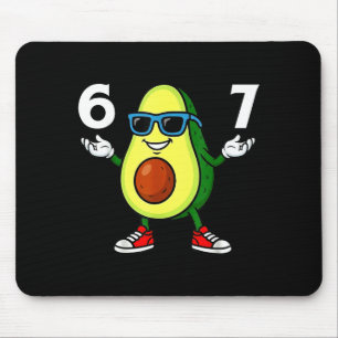 Tapis De Souris 67 Avocat 6 7 Drôle Cool Six Sept Mème Dessin Anim