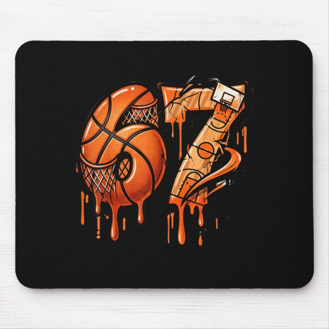 Tapis De Souris 67 Basketball Ice Cream Drip Six Seven  (Devant)