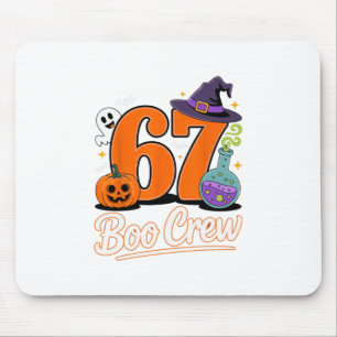 Tapis De Souris 67 Boo Crew Amusement Halloween pour les passionné