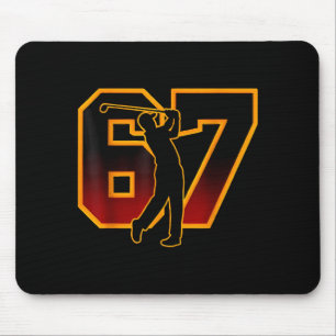 Tapis De Souris 67 Brainrot Jeunesse Golf Drip - Drôle Enfants 67