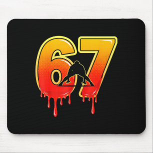 Tapis De Souris 67 Brainrot Youth Wrestling Drip - Drôles d'enfant