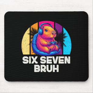 Tapis De Souris 67 Capybara Drôle Six Sept Bruh Capybara Vidéo Ga