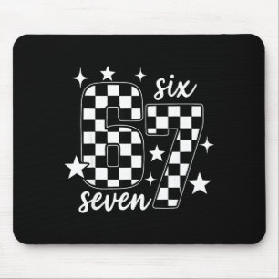 Tapis De Souris 67 Damier Six Sept Mème 6 7 Enseignant Gen Alpha