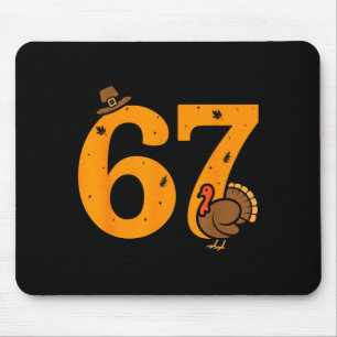 Tapis De Souris 67 drôle de dindon de Thanksgiving 67 Meme Thanksg
