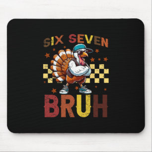 Tapis De Souris 67 drôle de Thanksgiving Six Sept Mème Brainrot Di