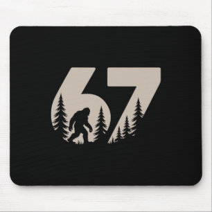 Tapis De Souris 67 drôle Six Seven Meme Bigfoot Gen Alpha argot Te