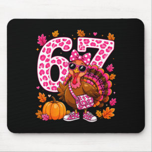 Tapis De Souris 67 drôles de dindes de Thanksgiving gloussent fill
