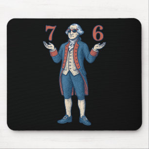 Tapis De Souris 67 George Washington 7 6 Mème Six Sept 6-7 4 Juill
