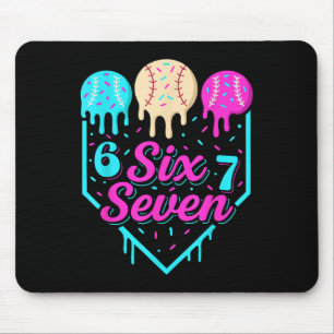 Tapis De Souris 67 Glace Baseball Drip Home Plate Six Sept 6