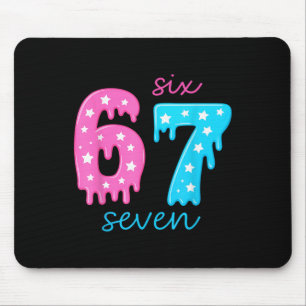Tapis De Souris 67 Glace Dégoulinante Mème 6 7 Costume Couple Hall