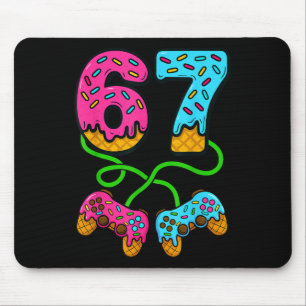 Tapis De Souris 67 Glace Dégoulinante Mème Joueur Six Sept Gen Alp