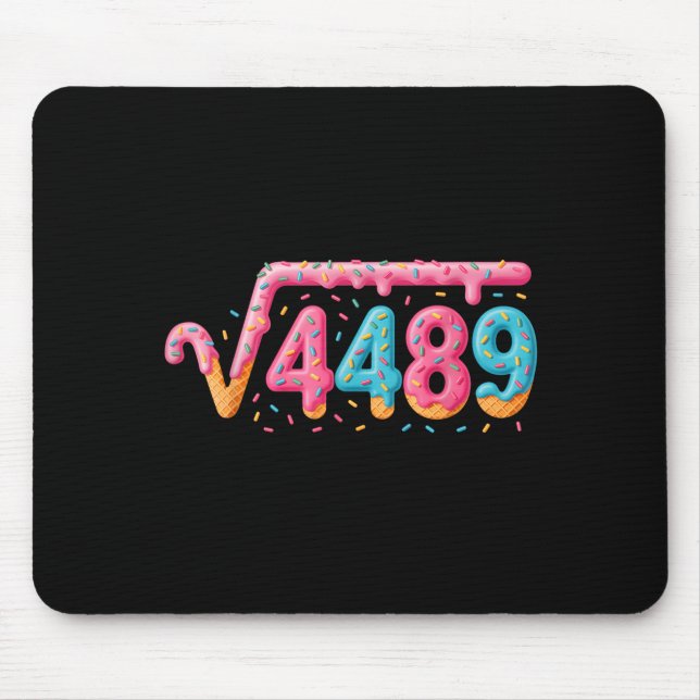 Tapis De Souris 67 Glace Dégoulinante Mème Racine Carrée 4489 Argo (Devant)