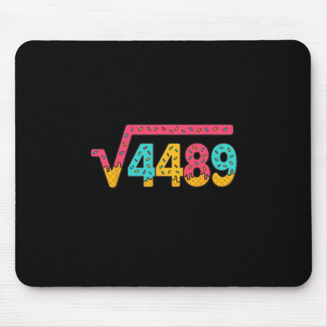 Tapis De Souris 67 Glace Dégoulinante Mème Racine Carrée 4489 Argo (Devant)