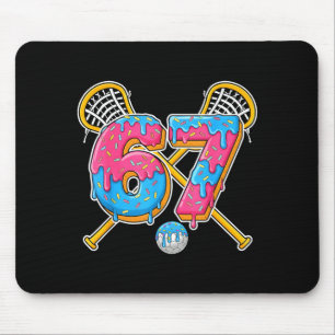 Tapis De Souris 67 Glace Drip Mème Argot Gen Alpha Lacrosse Sr