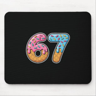 Tapis De Souris 67 Glace qui Dégouline Mème Drôle Six Sept Gen Alp