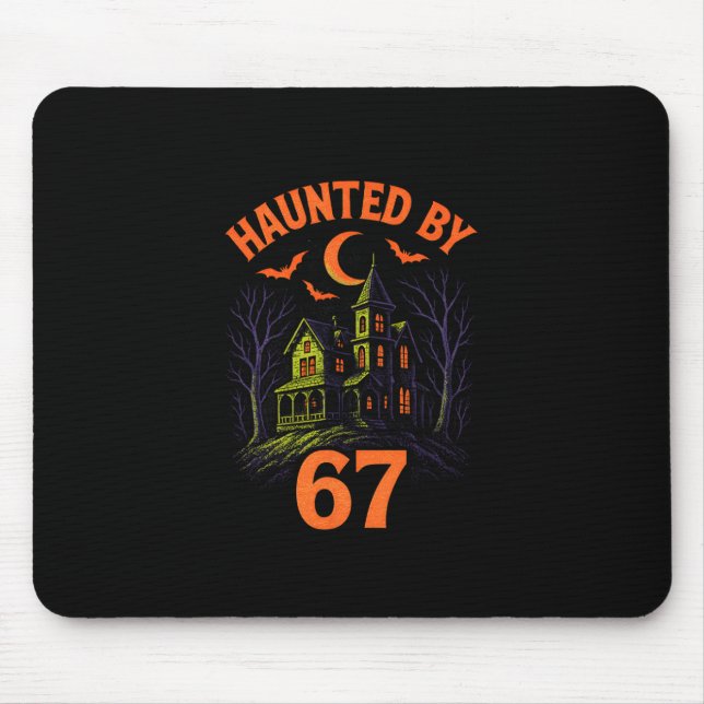 Tapis De Souris 67 Halloween Costume Brainrot Enseignant 6-7 Mème  (Devant)