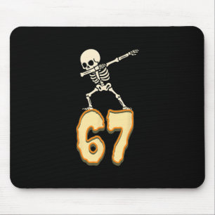 Tapis De Souris 67 Halloween Mème 6 7 Nombres Six Sept Drôle Enfan