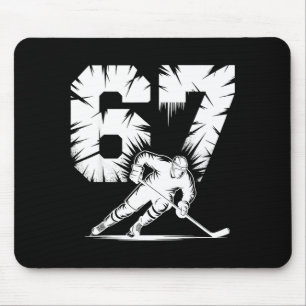 Tapis De Souris 67 Hockey Cool Six Seven Argot Gen Alpha Hiver St