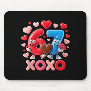 Tapis De Souris 67 joli Six Seven Gen Meme Couple Anniversaire Val