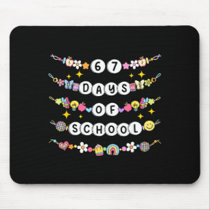 Tapis De Souris 67 Jours D'école Drôle 67 Enseignantes Filles Brac