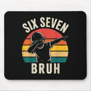 Tapis De Souris 67 Meme 6 7 Nombres Dabbing Six Sept Mec