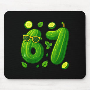 Tapis De Souris 67 Meme Ckle Drôle Six Sept Cubiste 6 7 Gen Alpha
