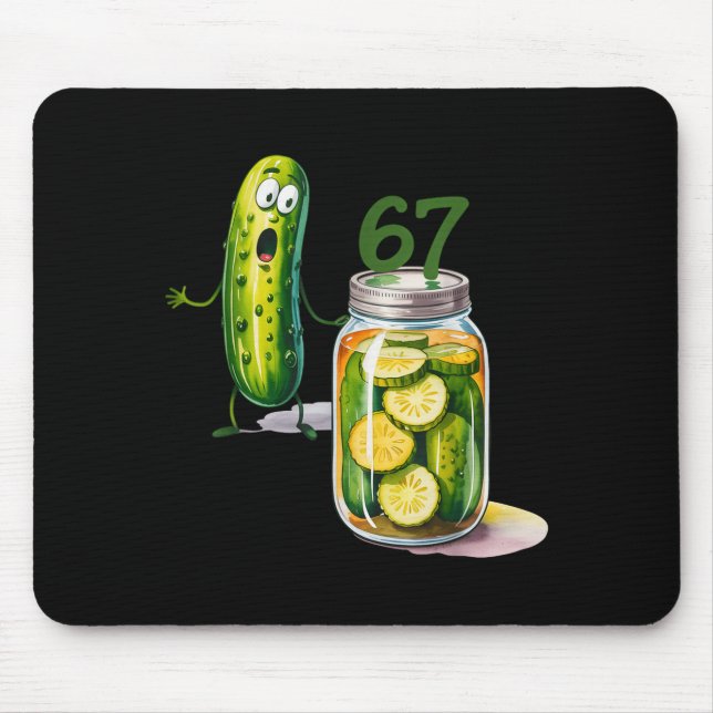 Tapis De Souris 67 Meme Ckle Surprise Un Pot De Tranches De Ckles  (Devant)