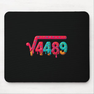 Tapis De Souris 67 Meme Crème Glacée Dégoulinante Racine Carrée 44