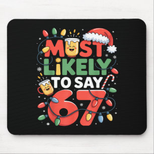 Tapis De Souris 67 Meme drôle de conception de Meme de Noël le plu