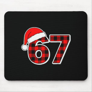 Tapis De Souris 67 Mème Drôle de Noël Rouge Carreaux Xmas Pyjama S