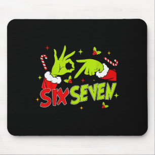 Tapis De Souris 67 Meme Humour 6-7 Drôle Six Sept Noël