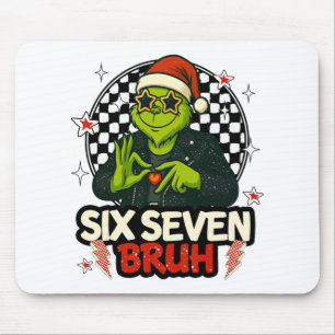 Tapis De Souris 67 Meme Humour 6-7 Drôle Six Sept Noël