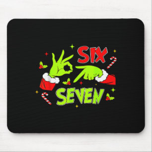 Tapis De Souris 67 Meme Humour 6 7 Drôle Six Sept Noël 