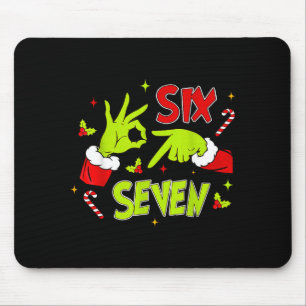 Tapis De Souris 67 Meme Humour 6-7 Drôle Xmas Six Sept Noël