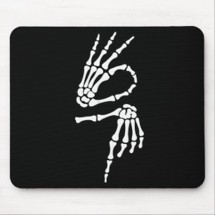 Tapis De Souris 67 Meme Main de squelette 6 7 Halloween Six Sept