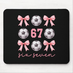 Tapis De Souris 67 Mème Maman de foot Coquette Sœur Rubans Rose Fi