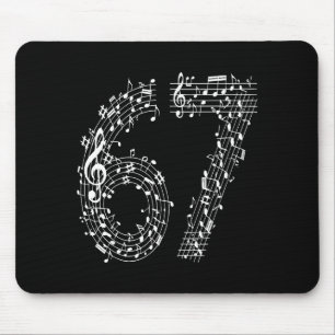 Tapis De Souris 67 Mème musical Six Sept Professeur de musique Mus