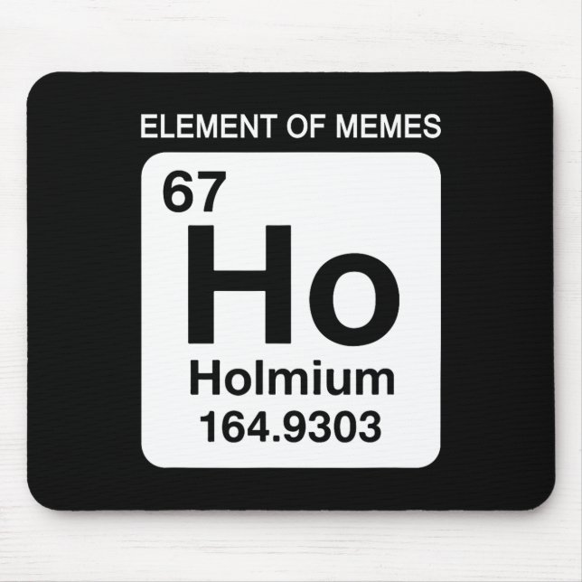 Tapis De Souris 67 Meme Number Element Of Memes Periodic Table 6 7 (Devant)